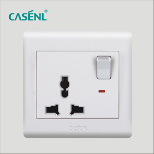 Universal Switch Socket with Light