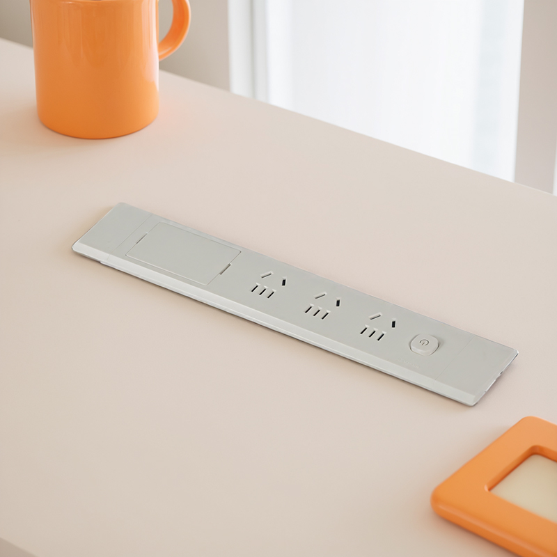 Fully plastic desktop socket six-position five-hole + USB + computer + HDMI