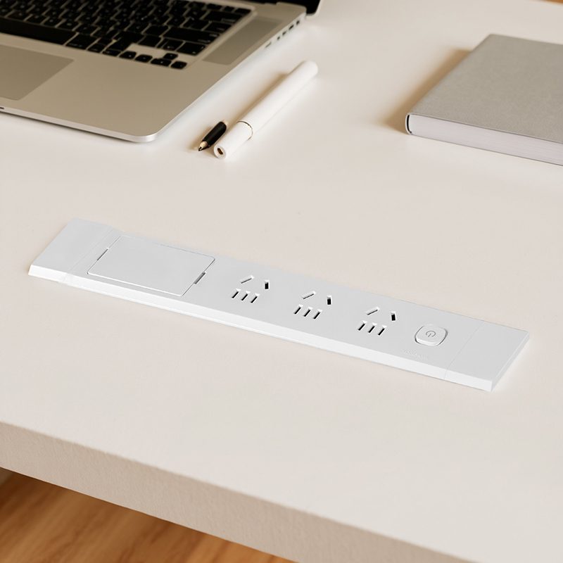 Fully plastic desktop socket six-position five-hole + USB + computer + HDMI