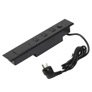 Fully plastic desktop socket six-position five-hole + USB