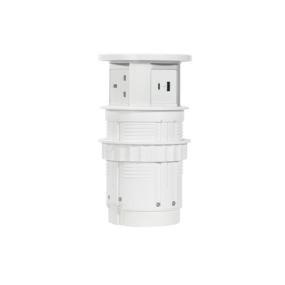 W11 electric lift socket three-digit British standard + USB
